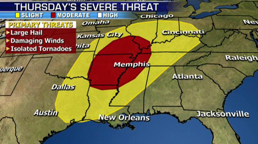 National forecast for Wednesday, April 2