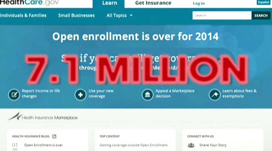 Cavuto: WH ObamaCare enrollment figure just doesn't figure