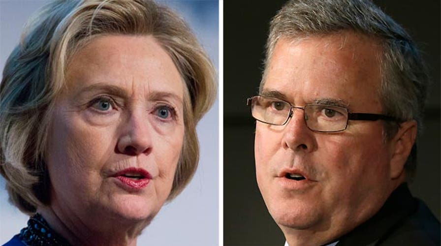 Setting the stage for a Bush vs. Clinton rematch?