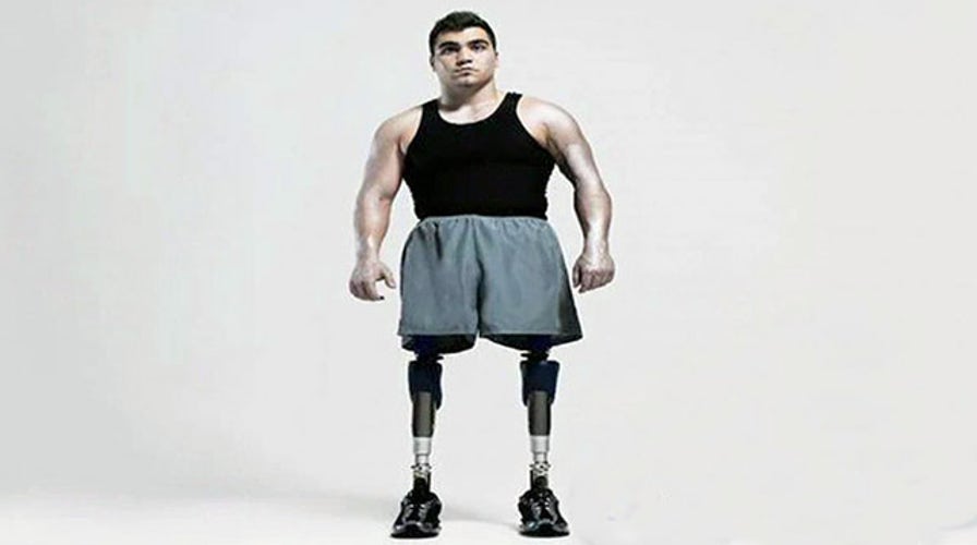 Great Americans: Double amputee finishes marathon