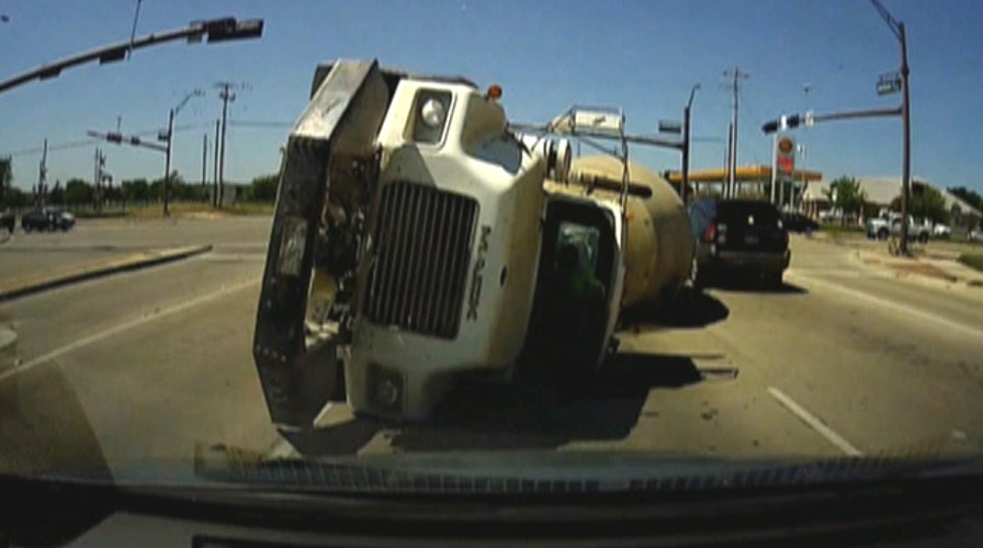 Terrifying head-on collision caught on dash cam