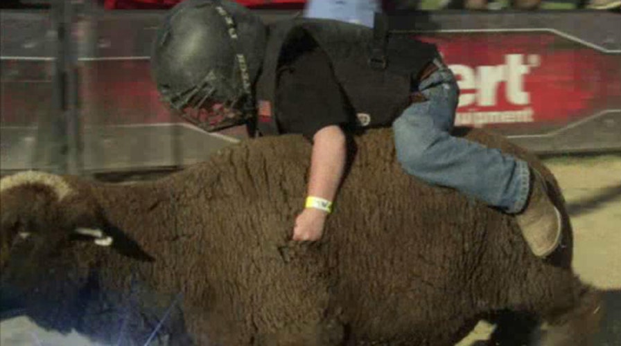 Mutton Bustin': Kids get ride of a lifetime
