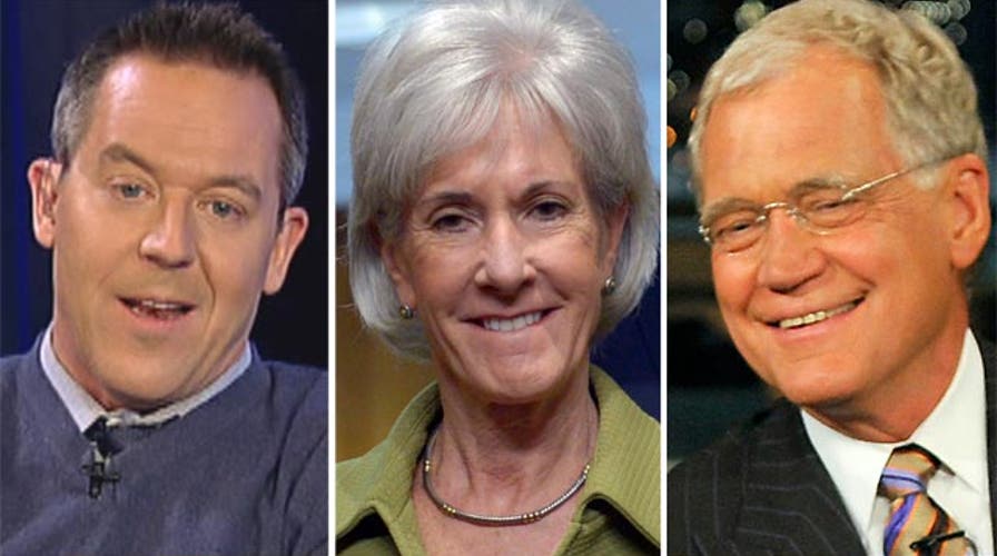 Gutfeld: Sebelius 'now free' for Letterman job