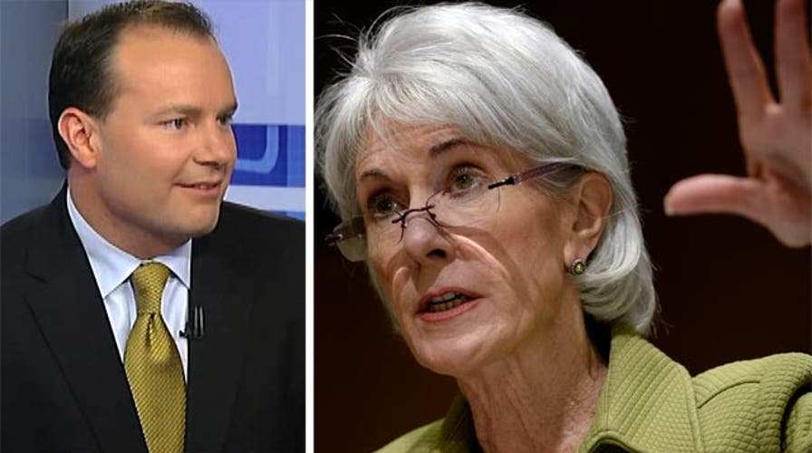 Sen. Lee: Sebelius 'took a lot of heat' for the WH
