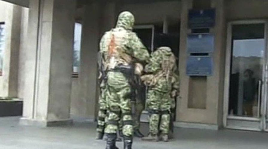 Pro-Russian forces seize police buildings in Ukraine