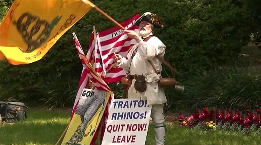 Tea Party on the defensive against Republicans?