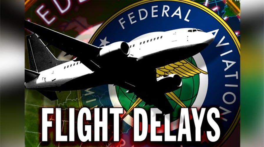 FAA budget cuts cause big flight delays