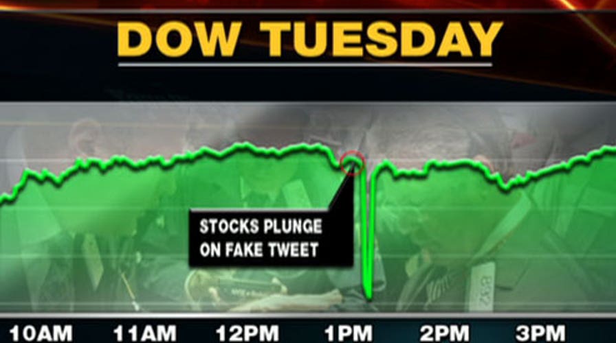 Fake Tweet Causes Stock Market to Plunge