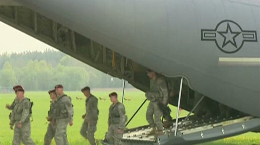 US sends troops to Eastern Europe for military exercises