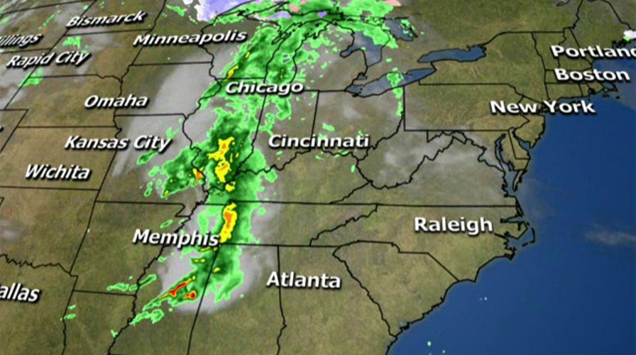 National forecast for Friday, April 25