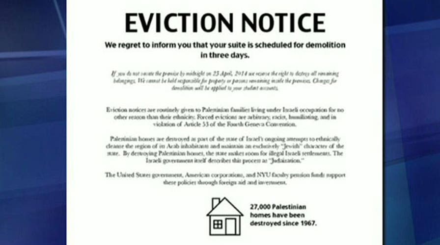 Jewish NYU students victims of 'hate prank'