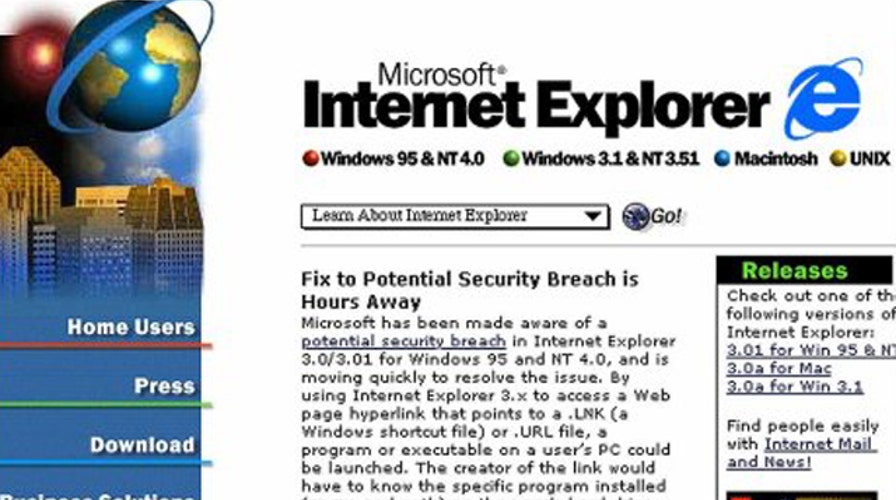 Bank on This: Bug found in Internet Explorer