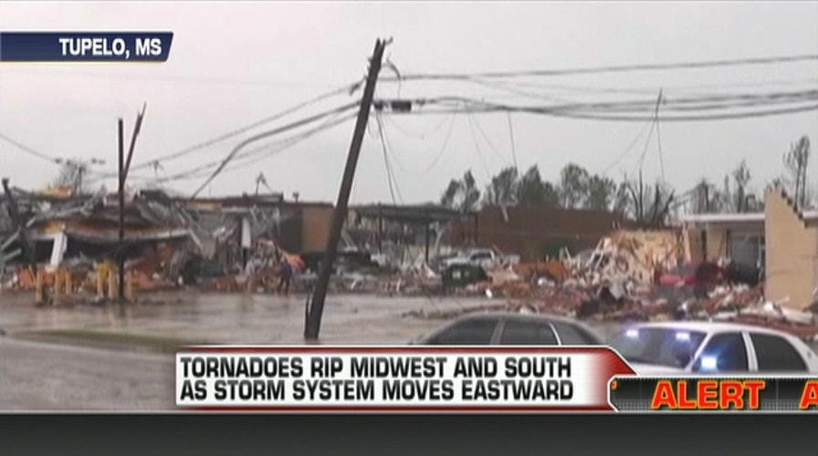 Tornadoes rip part of the country: Maria Molina reports live