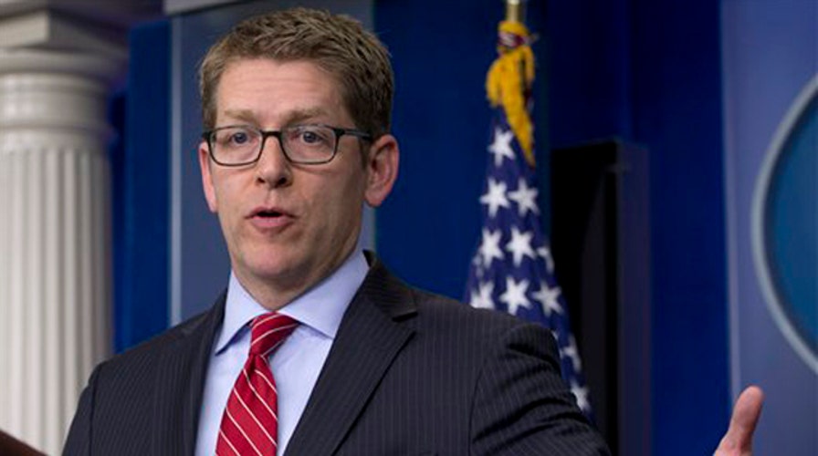 Jay Carney mocks Fox News when asked about Benghazi