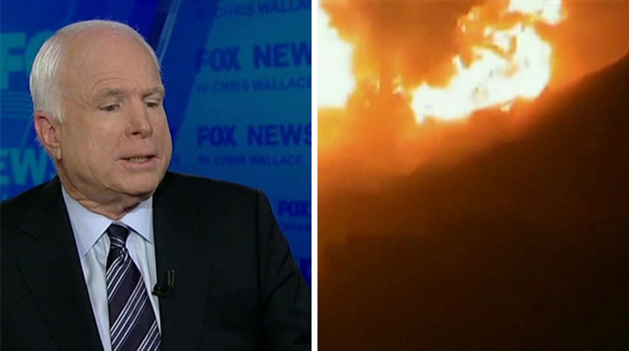 Sen. McCain: Obama shouldn't have drawn 'red line' in Syria