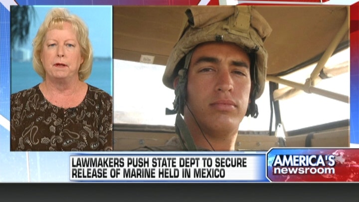 US marine's mom says he is feeling hopeful