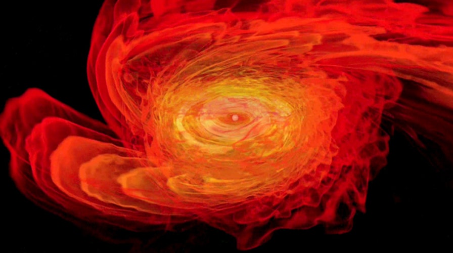 Black hole forms in one of universe's most violent events