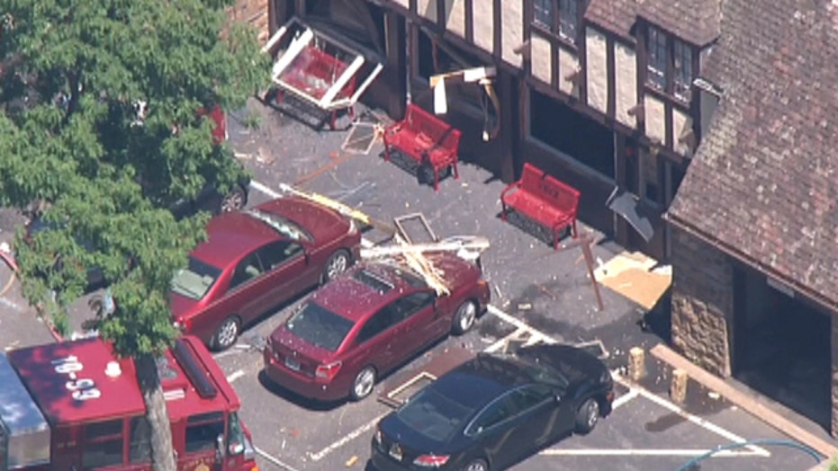 Gas explosion at college north of New York City