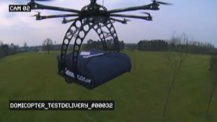 Domino's Pizza Delivery By Helicopter Drone?