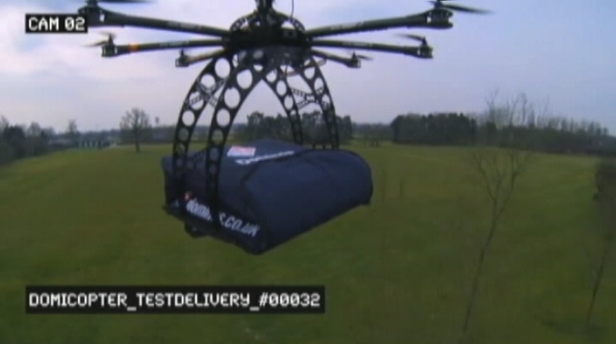 Domino's Pizza Delivery By Helicopter Drone?