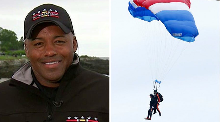 Sgt. Mike Elliott on skydiving with George H.W. Bush