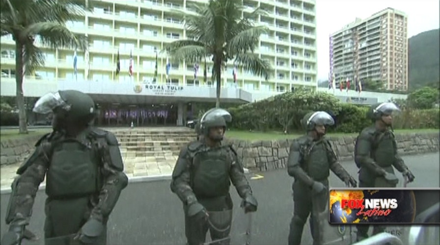 High security in Brazil for the World Cup