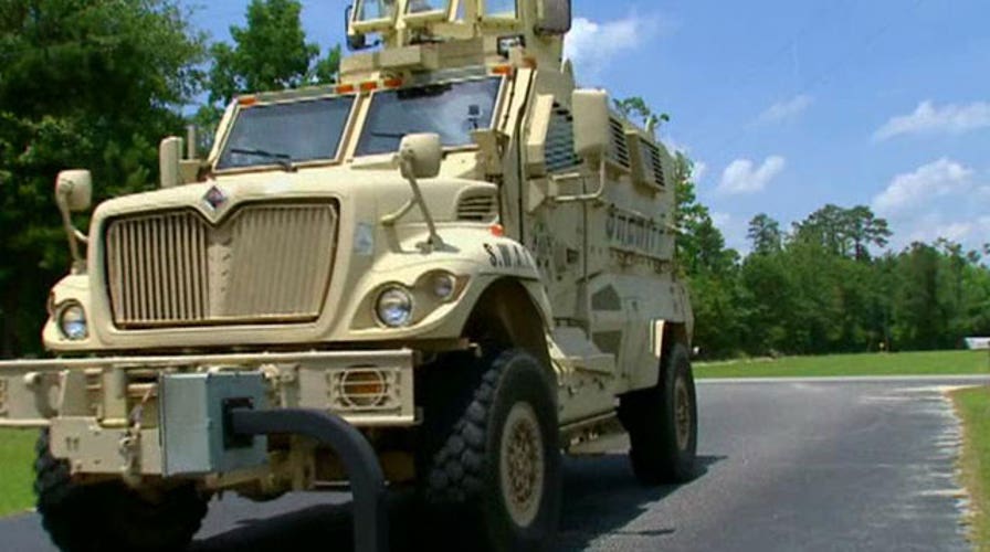 Pentagon giving surplus trucks to local police