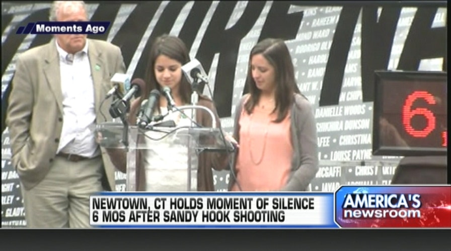 Newtown Holds Moment Of Silence