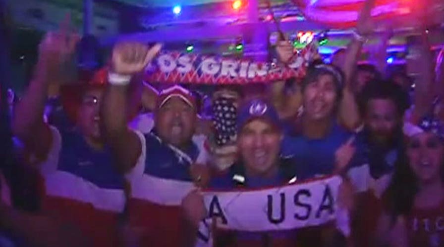 Thousands of USA fans party in Brazil