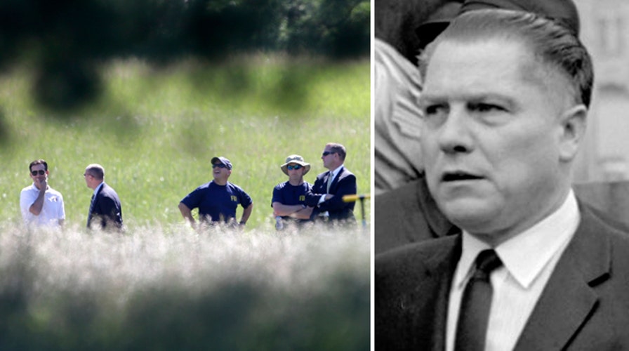 FBI digs up field in search for Jimmy Hoffa's remains