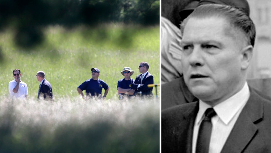 Investigators end daylong search for Jimmy Hoffa's remains at Michigan