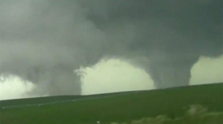 Rare twin tornados devastate northeast Nebraska