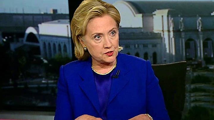 Reaction to Hillary Clinton's interview on FNC