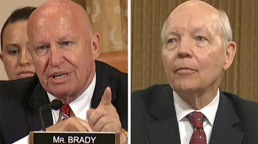 Rep. Brady offers insight into IRS commissioner's testimony