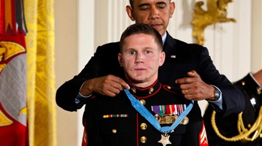 US Marines honor Medal of Honor recipients