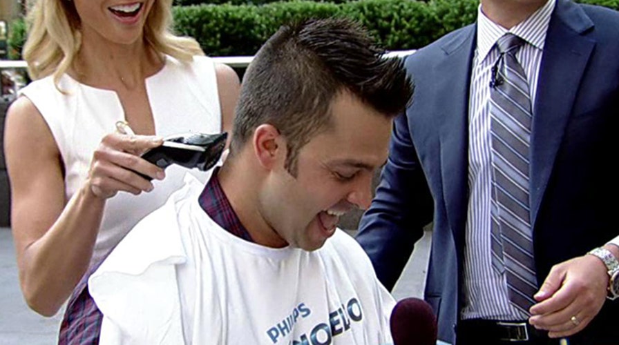 Nick Swisher's haircut for heroes