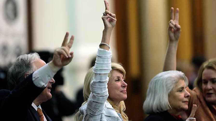 Political theater in Texas Senate