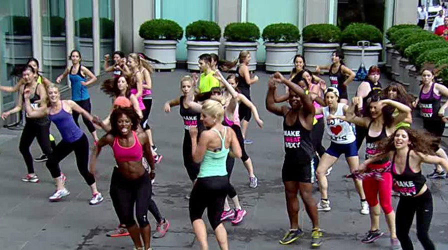 Fitness class brings nightclub to the workout room