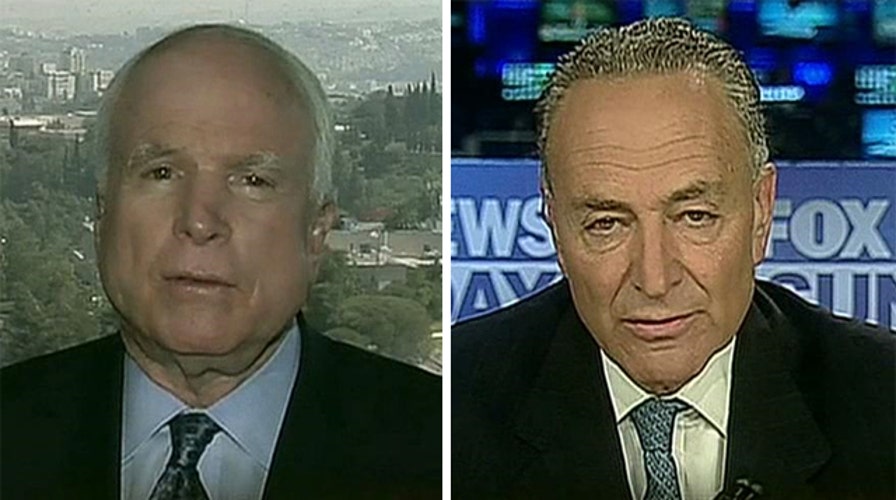 Sens. McCain, Schumer talk future of immigration bill