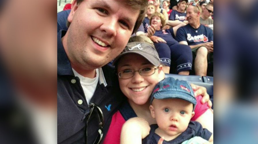 Mom stands by husband charged with leaving son in hot car