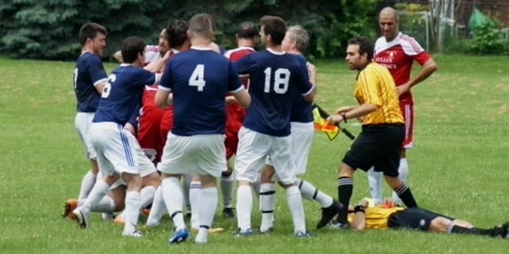 Player punches referee in throat during soccer game Fox News Video