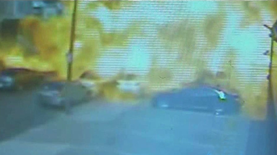 Food truck 'fireball': Camera captures enormous explosion 