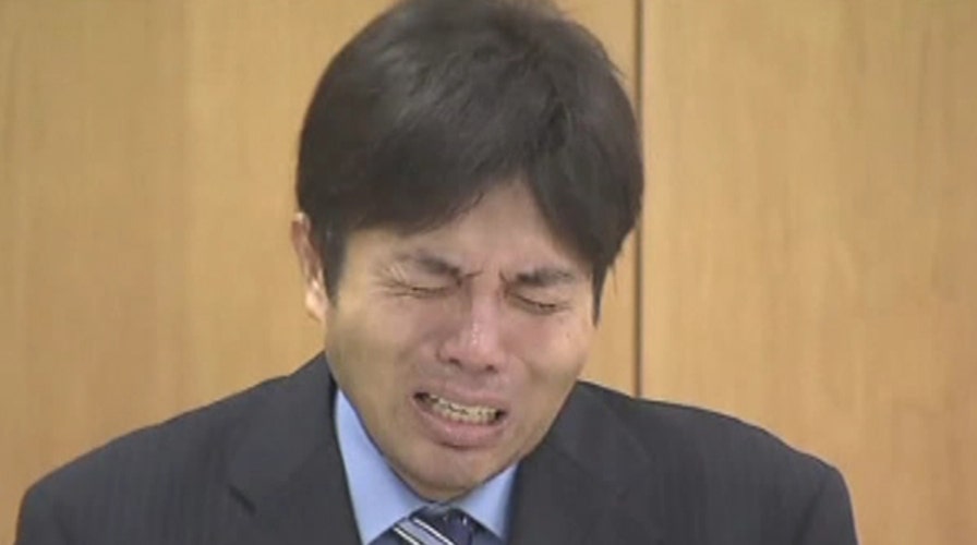 Japanese politician has total meltdown 
