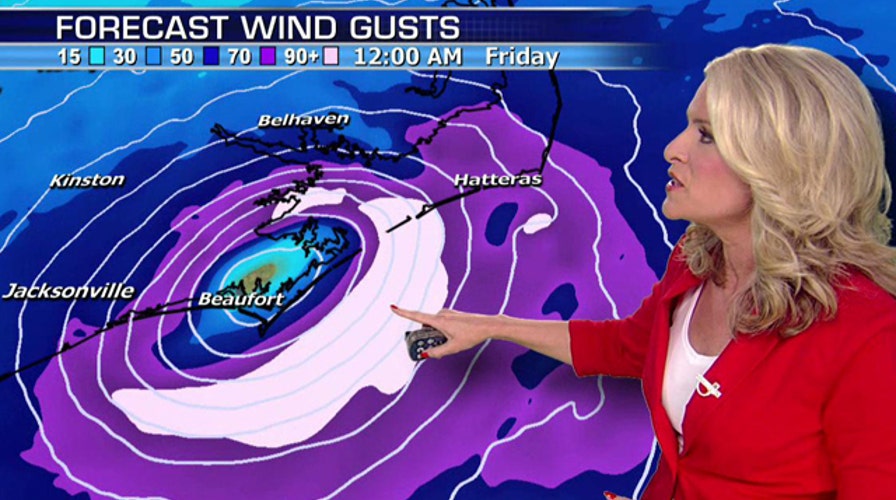 Hurricane Arthur gains strength, churns toward Outer Banks