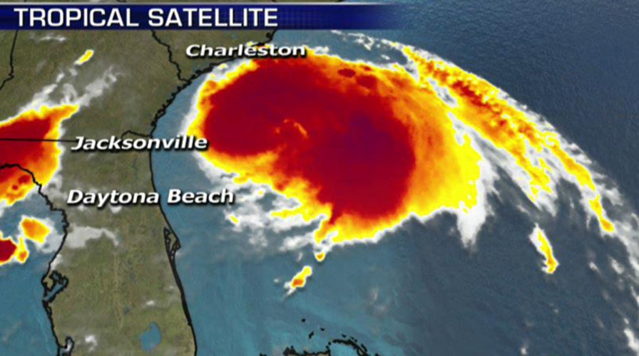 Hurricane Arthur moving up East Coast