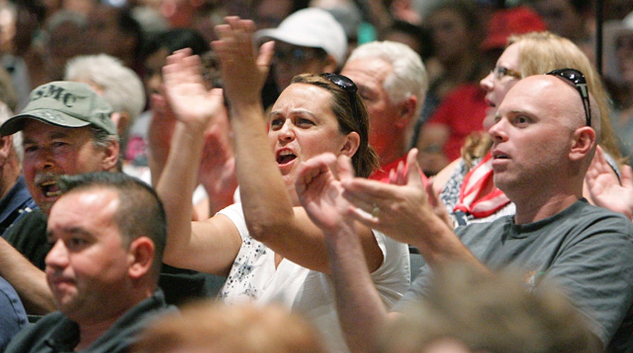 Tempers flare at immigration town hall meeting in Calif.