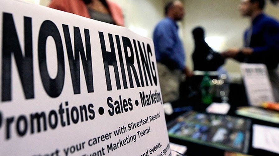 Strong jobs report sparks debate over jobless benefits