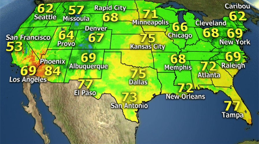 National forecast for Sunday, July 6