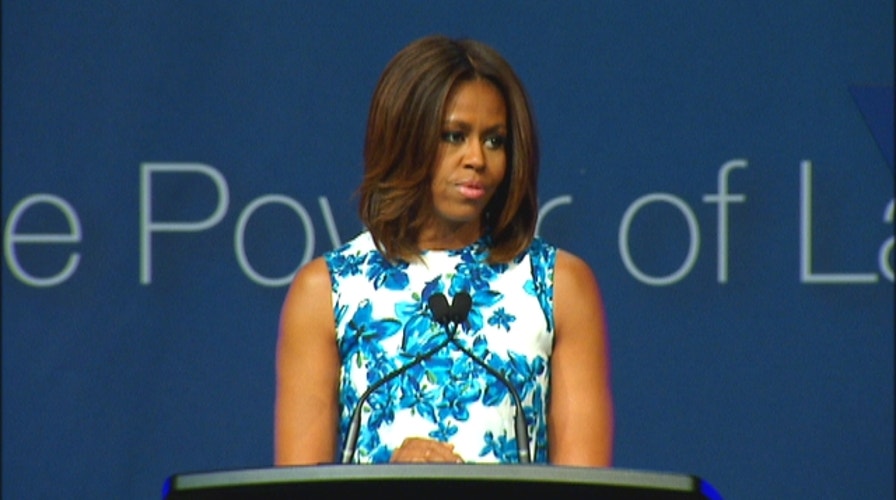 Michelle Obama on education, immigration