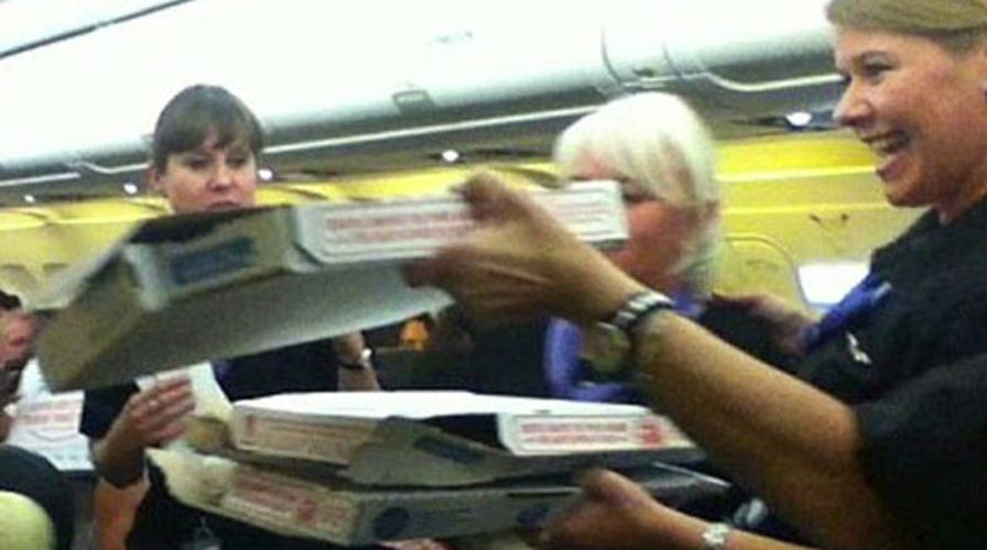 Meet the pilot who bought pizzas for stranded passengers